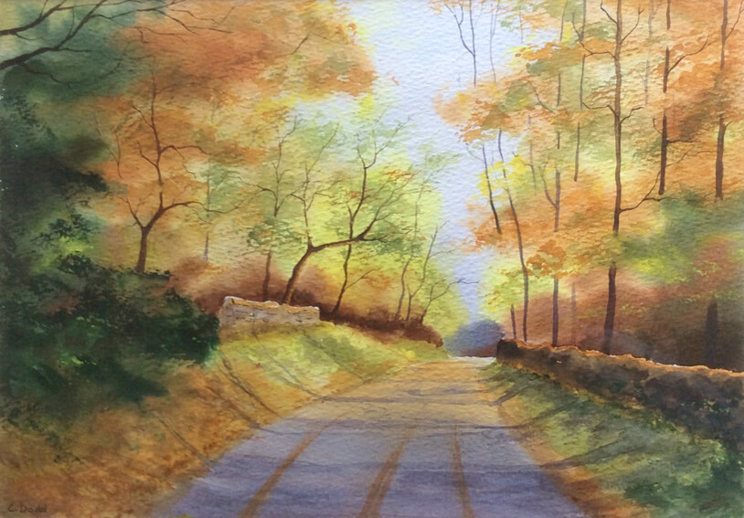 Autumn Lane by Chris Dodd